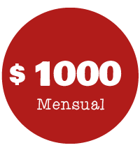 $ 1000 Mensual